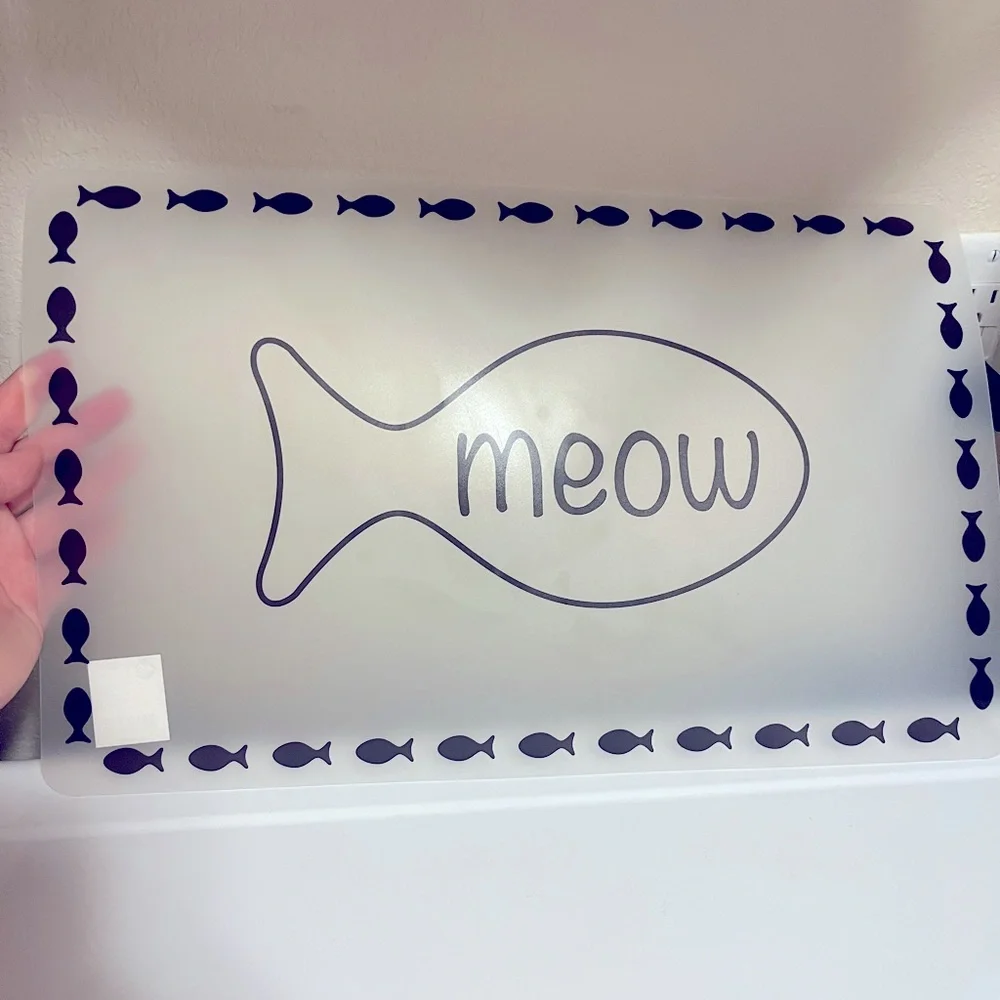 “Meow” Whisker City Fish Placemat